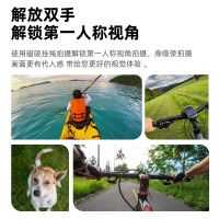 小默魔法相机一机两用家用监控器360度高清手机远程监控摄像头强力磁贴摄影机vlog拍摄亲子时光运动户外 哈利红