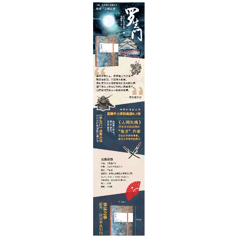 正版 罗生门 [日]芥川龙之介著 吉林出版集团有限责任公司 978754高清大图