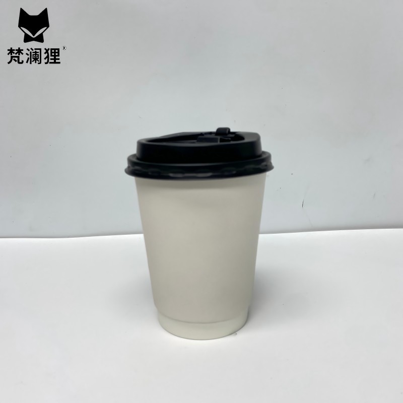 梵澜狸一次性纸杯带盖K1 20个/组高清大图