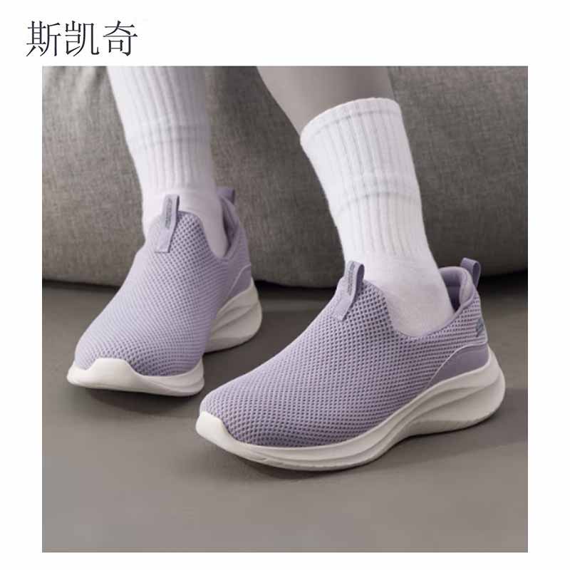 斯凯奇 女网面透气软底鞋 117572/LAV-6 双高清大图