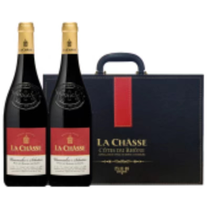 中粮LACHASSE美乐 干红葡萄酒礼盒750ml*2