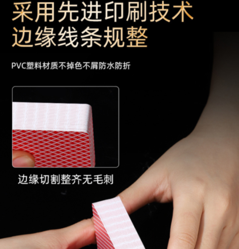 麒麟 PVC 娱乐惯蛋扑克牌套装(两副装)高清大图