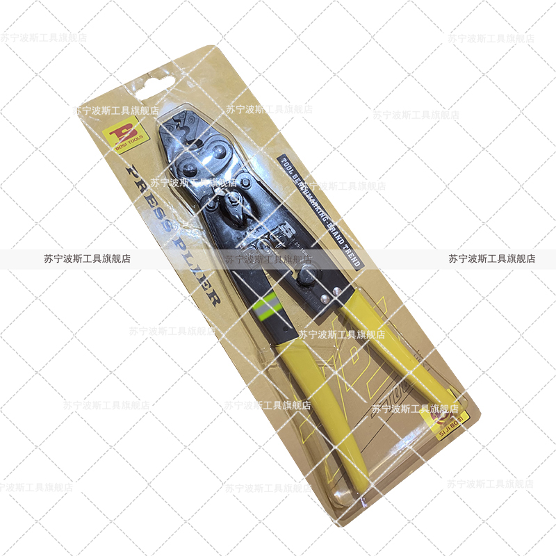 波斯(BOSI) 荧光系列棘轮式端子压接钳 1.25-16mm² 把高清大图