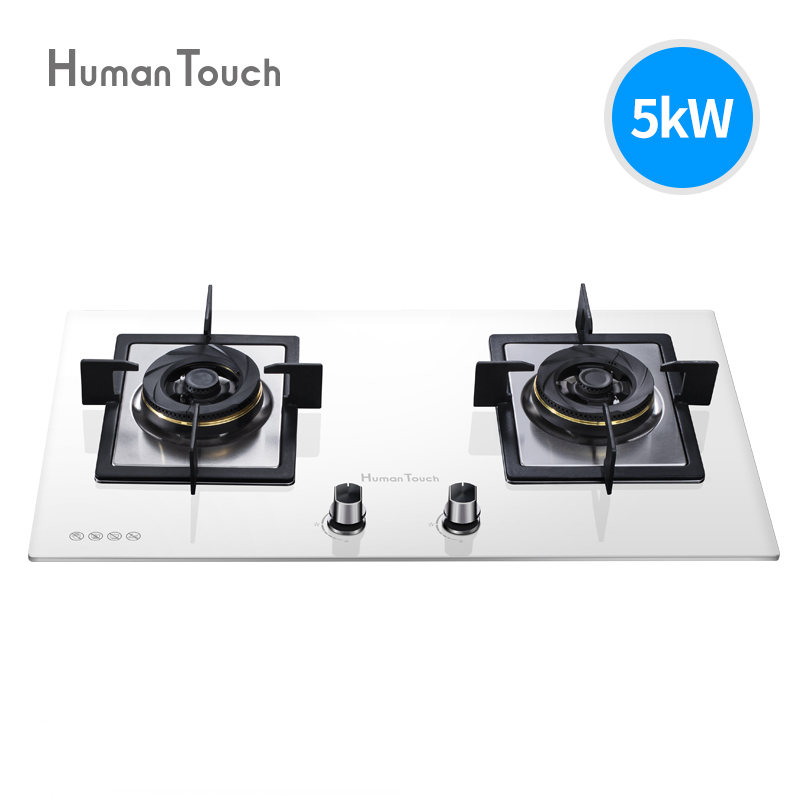 HUMANTOUCH（慧曼）燃气灶家用嵌入式双灶天然气大火力煤气灶 抽油烟机燃气灶套餐套装组合