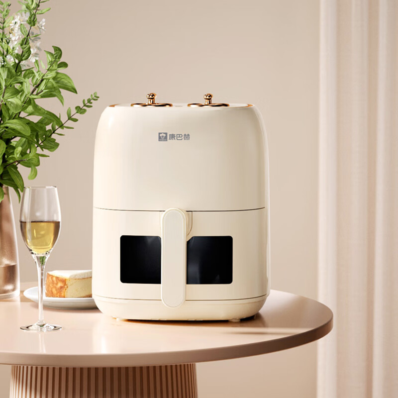 康巴赫(KBH) 空气炸锅乐厨空气炸锅 乳白色 4L KBH-LKJ45-1