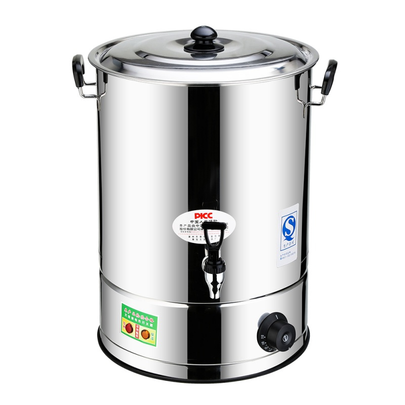 商用不锈钢电热开水桶纳丽雅(Naliya)开水器大容量自动烧水桶保温汤桶凉茶热水月子桶 70L{装水约123斤}