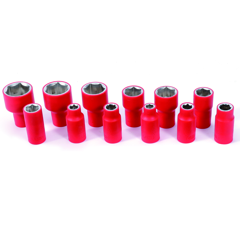 高松takama vde绝缘耐压10mm3/8方系列标准公制套筒45*16mm高清大图