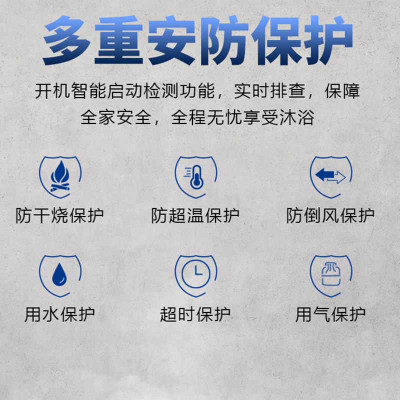 容声(RONGSHENG)燃气热水器 智能恒温三档变升分段燃烧多重安全防护JSQ23-12JH08B高清大图