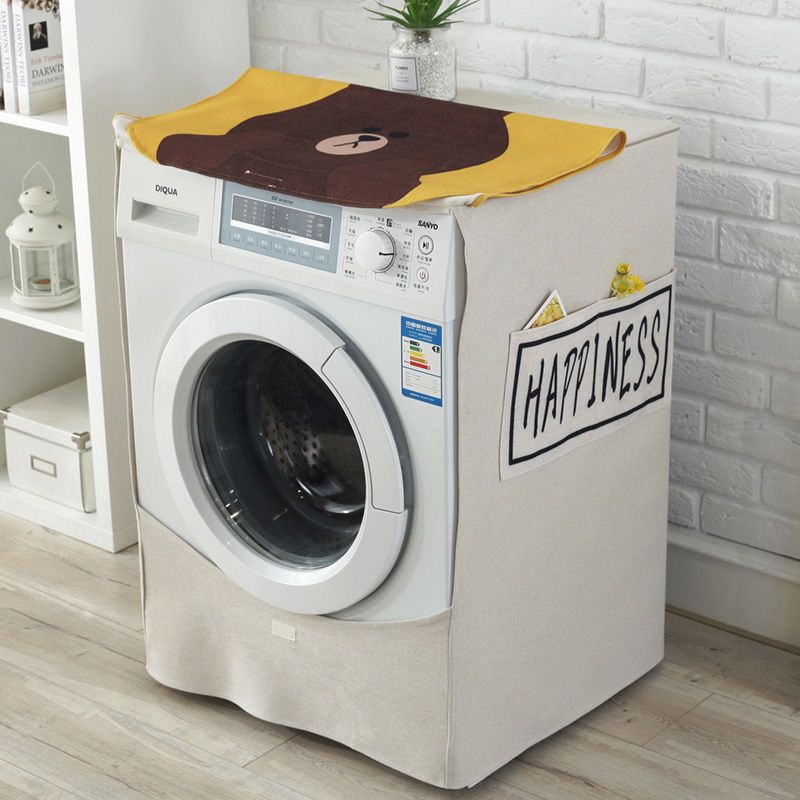 全自动滚筒洗衣机罩海尔防水防晒小天鹅通用防尘罩红狐宽60厚5565高83
