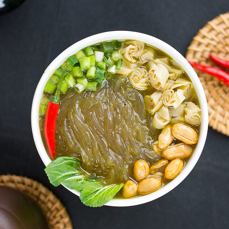 河南新乡粉小妹藤椒红薯方便速食粉丝夜宵午餐