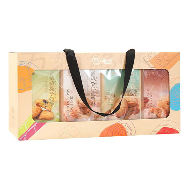 雅觅糕点礼盒味感丰盈口感松脆醇和柔顺如意福酥款1300g