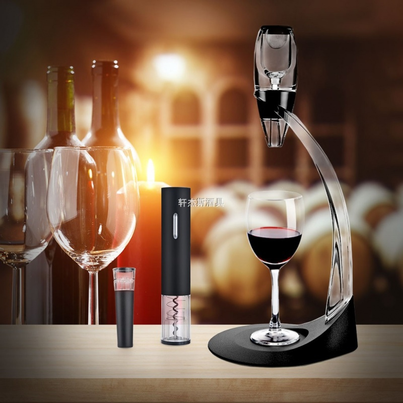 红酒快速醒酒器 醒酒器红酒醒酒器电动开瓶器礼品酒具套(请先与客服确认再)