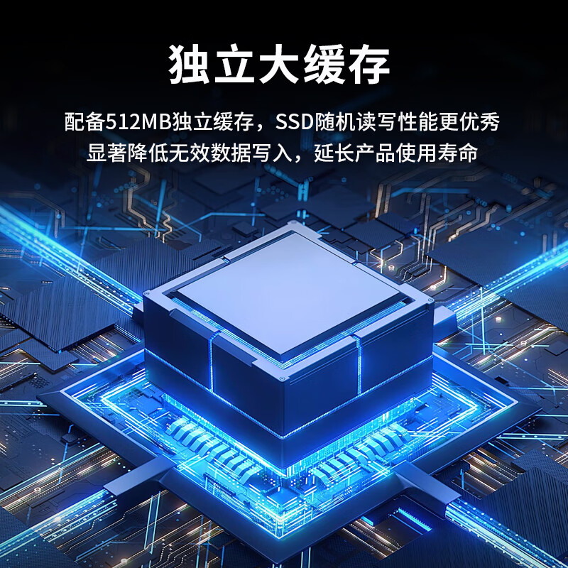 长城(Great Wall)512GB SSD固态硬盘 SATA3.0接口高速读写独立缓存 GW600S系列 读速560高清大图
