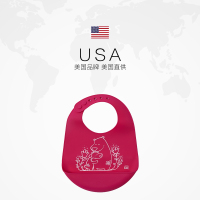 美国ModernTwist mini可调节吃饭围兜围嘴宝宝婴儿童防水硅胶便携口水巾