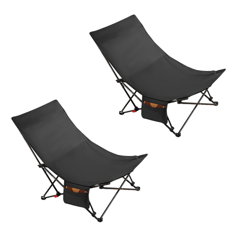 先围 折叠躺椅 黑69*69*85cm 把高清大图