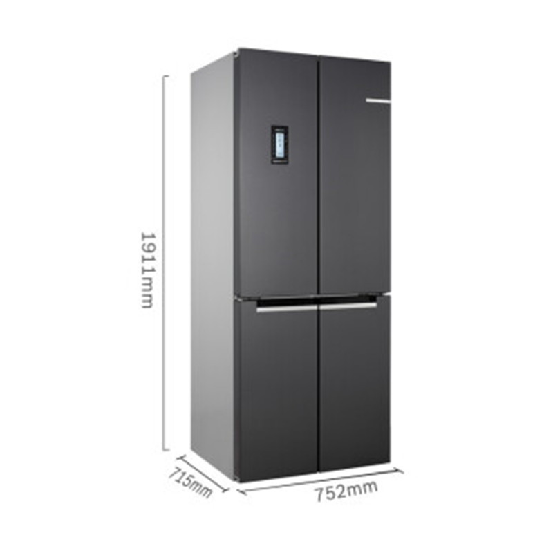 博世(BOSCH )KMF46A91TI 灰阶系列 450L十字对开门 混冷无霜 零度维他保鲜冰箱高清大图