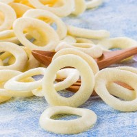 上好佳 膨化食品80g*4包组合装（鲜虾片+洋葱圈+玉米卷+芝士条） 共320g(休闲食品)