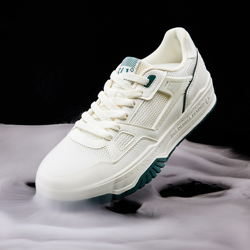 361°男鞋透气运动鞋新款网面鞋子休闲鞋小白鞋百搭板鞋男高清大图