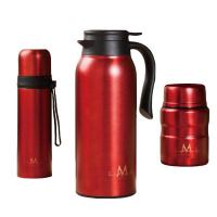 英麦斯厨具蒂芙妮真空套装YBZ2004T咖啡壶1500ml+焖烧罐500ml+保温杯500ml/套
