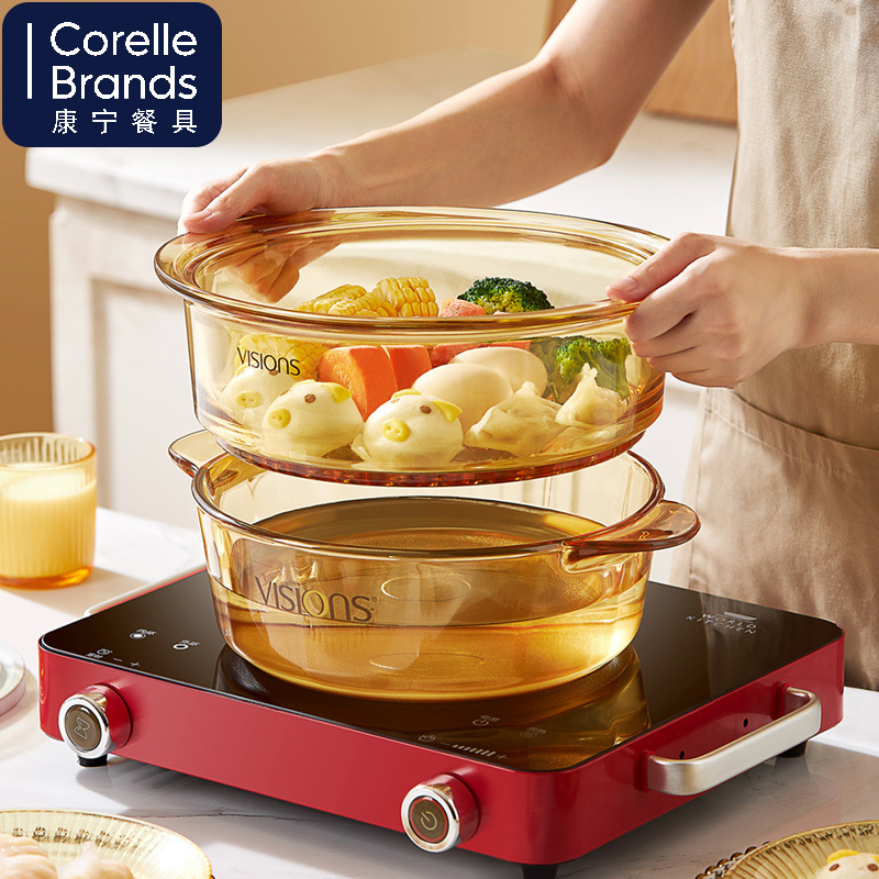 康宁餐具 玻璃蒸格VISIONS晶彩20CM