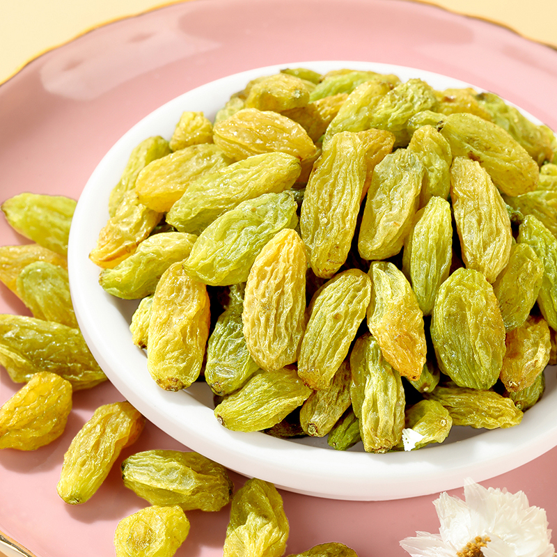 真庄无核白葡萄干新疆特产大颗粒提子干休闲食品干果零食无核蜜饯干果