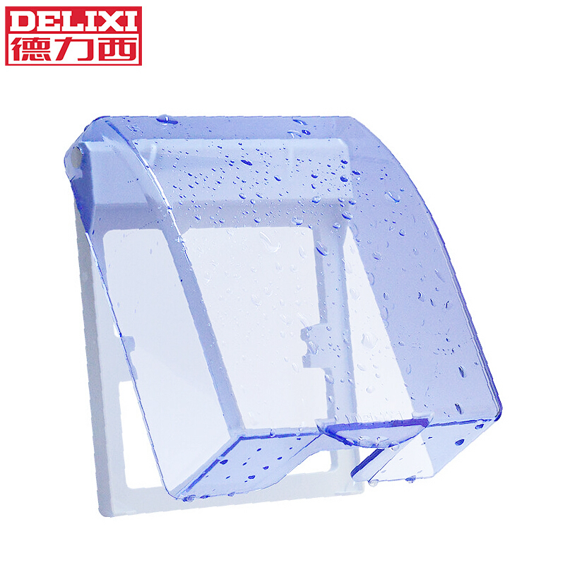 德力西 Delixi 插座86型delixi德力西防水盒透明浴室卫生间插座防水罩86型防溅盒pvc开关电源插座保护盖板 价格图片品牌报价 苏宁易购德力西官方专营店