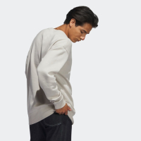 adidas阿迪达斯男装冬季新款宽松运动卫衣套头衫HK0396 矾土棕