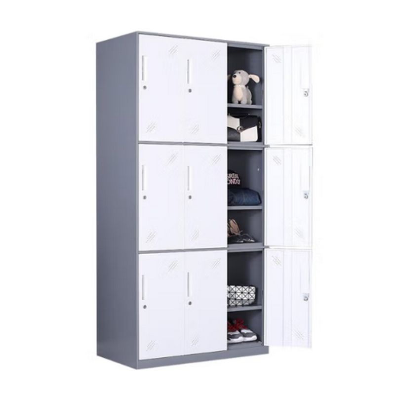 优企 九门更衣柜员工柜办公室柜 900*500*1850 个高清大图