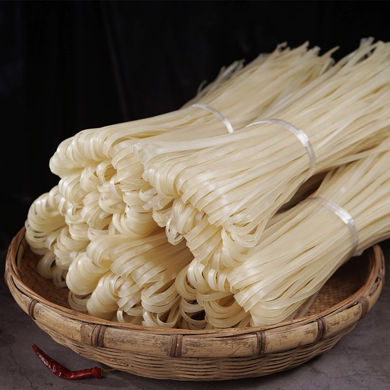 念乡人贵州米粉3斤装手工干粉宽米粉河粉宽米皮干盘子粉铜仁特产3斤装