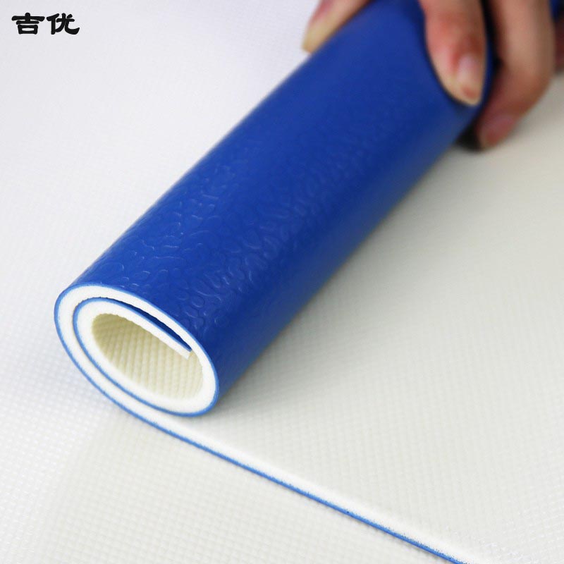 室内运动地胶减震地垫宝石纹4mm乒乓球地胶健身房专用pvc运动地板羽毛球场地胶高清大图