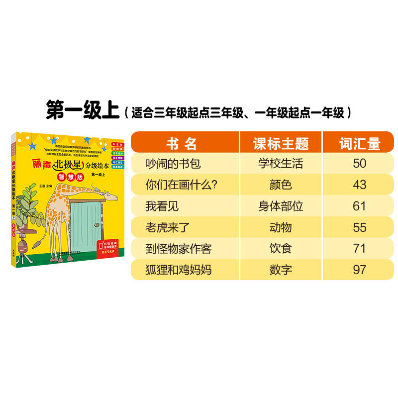 [正版]丽声北极星分级绘本第一级上(智慧版)高清大图