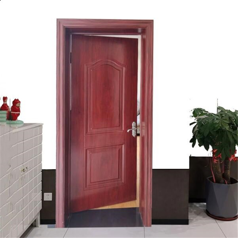 国鹤钢木门拉伸钢木门带亮子可定制