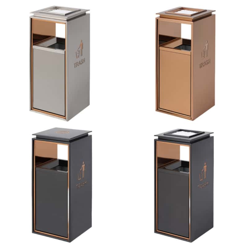 鑫木樽垃圾桶小号个高清大图