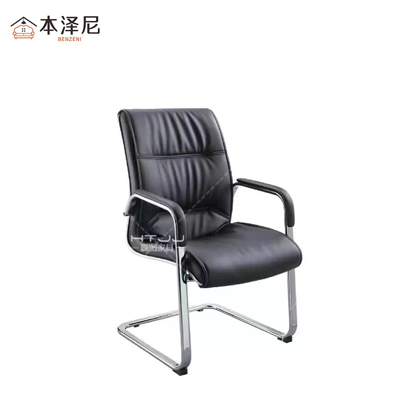 本泽尼 办公椅 弓形皮椅 HTZ-GP5253 580*700*960mm 把高清大图