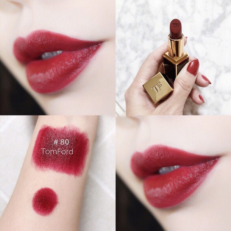 汤姆福特(Tom Ford) TF口红黑金黑管 80#IMPASSIONED 复古宝石红3g