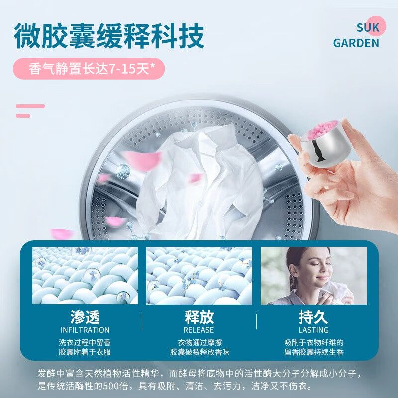 蔬果园天然精油长效留香珠(香水蓝风铃与爱丽丝鸢尾)228g高清大图
