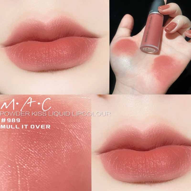 魅可丝缎柔雾液体唇膏075ml989mullitover白桃奶茶