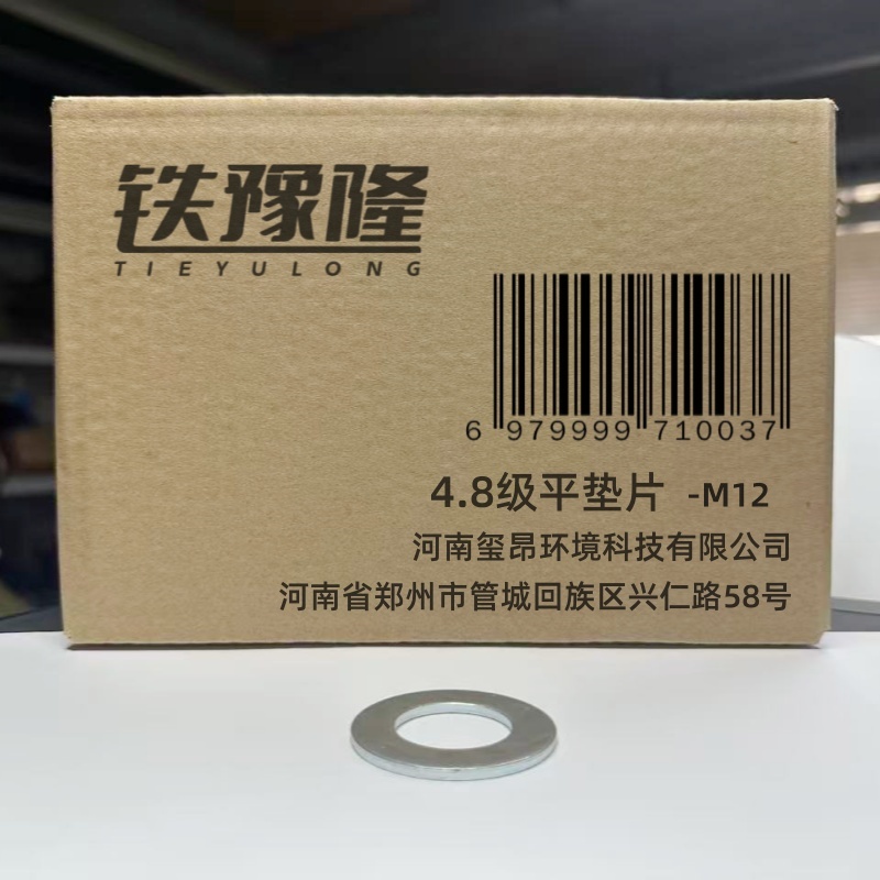 铁豫隆 4.8级平垫片 M12/个高清大图