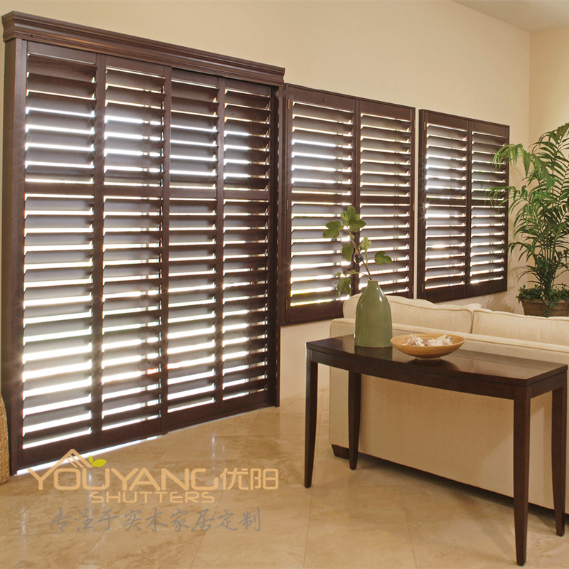 优阳 Youyang 室内门优阳实木活动百叶门推拉门折叠门美观专业定制进口环保椴木厂家直销客厅卧室阳台木制门现代简约百叶门 价格图片品牌报价 苏宁易购优阳官方旗舰店