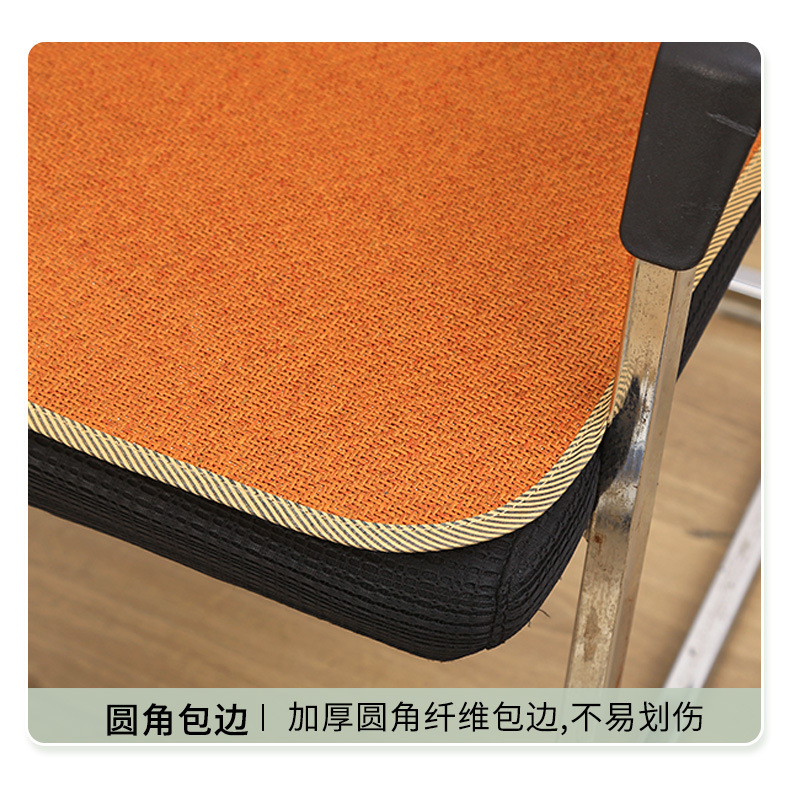 凉席防滑垫子冰丝坐垫夏季凉垫夏天办公椅子垫透气车座垫电脑椅3759A高清大图
