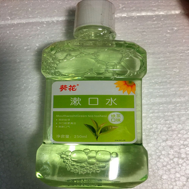 葵花漱口水绿茶味250ml瓶48支件