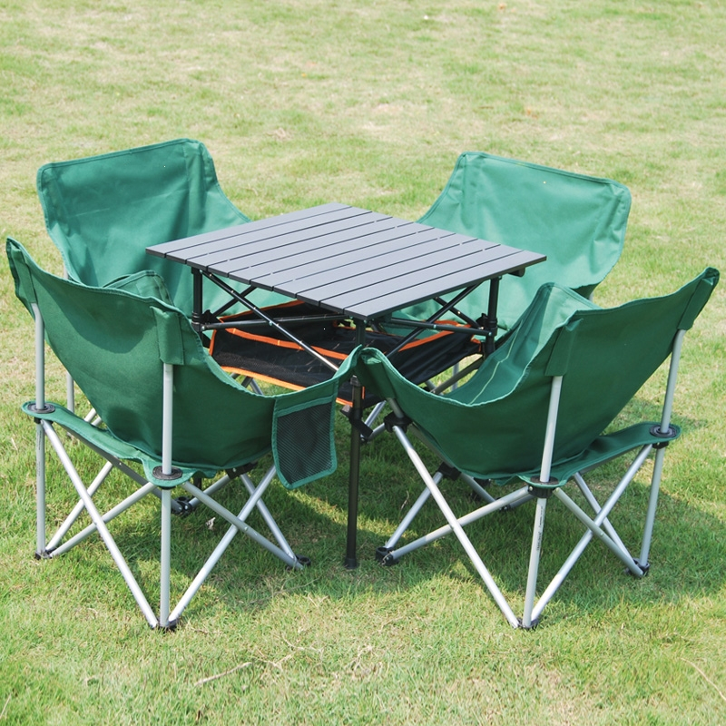 新款户外折叠椅子便携野营沙滩椅自驾游车载折叠桌椅旅游装备