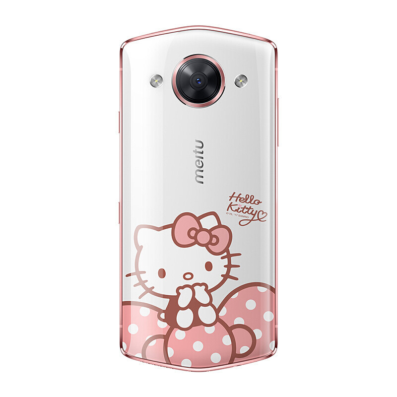 美图(Meitu) M8 自拍美颜 移动联通电信 美图手机 全网通4G手机 64GB Hello kitty特别版月光白