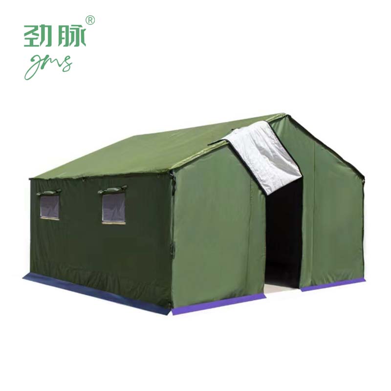 劲脉 户外救灾帐篷 无地梁-2*3 顶高清大图