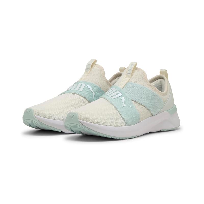 彪马(Puma)女士软底防滑综合训练鞋室内健身休闲运动鞋 Warm_White/Peaceful_Blue 41