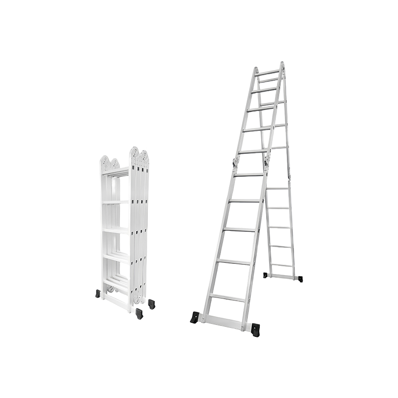 围达 铝合金折叠梯子 5步四折 个高清大图