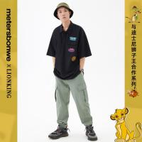 [好货直降:179]美特斯邦威狮子王联名翻领短袖T夏季新款户外青春潮流宽松
