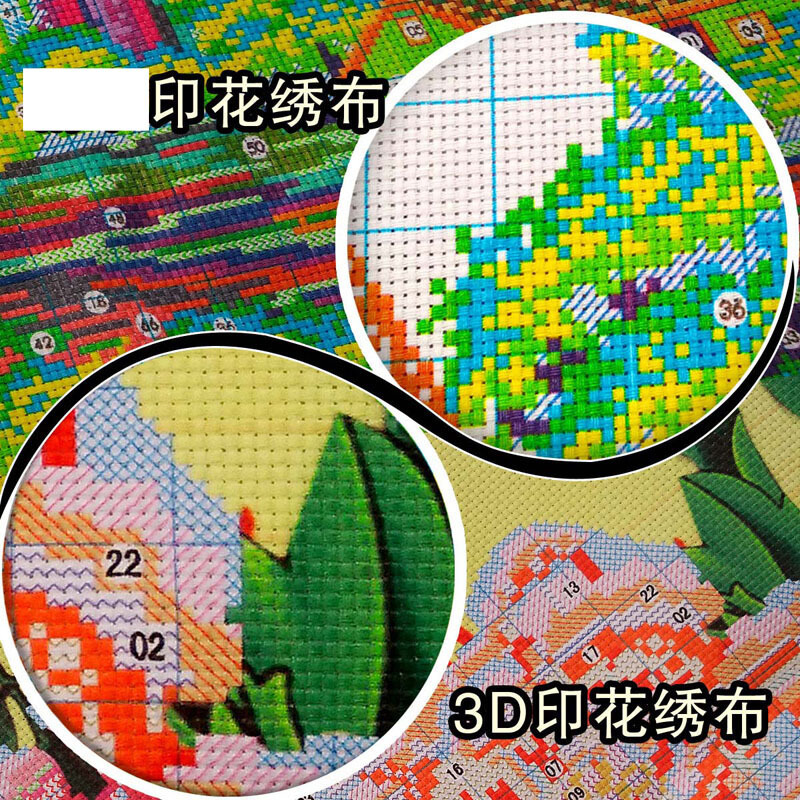 十字绣梅兰竹菊新版客厅四扇屏春夏秋冬四君子版大幅风景棉线线绣系列满钻点钻贴钻石画