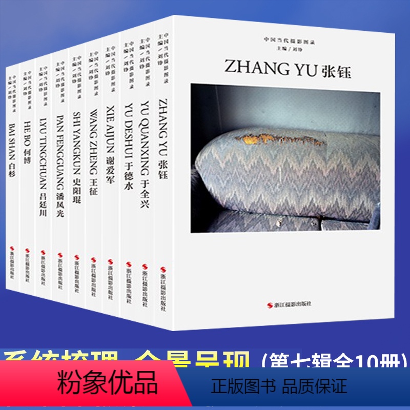 中国当代摄影图录:第七辑 全10册 【正版】中国当代摄影图录第一二三四五六七辑 摄影教程从入门到精通人像摄影艺术写真大师