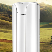 海尔空调(Haier)冷暖空调3匹立柜式 变频柜机一级能效家用圆柱型WiFi自清洁KFR-72LW/09KSD21AU1
